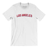 Los Angeles Varsity Men/Unisex T-Shirt-White-Allegiant Goods Co. Vintage Sports Apparel