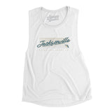 Jacksonville Retro Women's Flowey Scoopneck Muscle Tank-Allegiant Goods Co. Vintage Sports Apparel