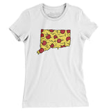 Connecticut Pizza State Women's T-Shirt-Allegiant Goods Co. Vintage Sports Apparel