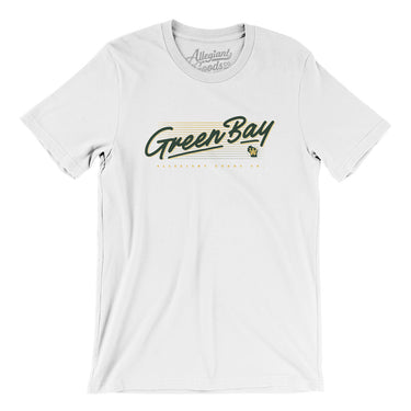 Green Bay Retro Men/Unisex T-Shirt-Allegiant Goods Co. Vintage Sports Apparel