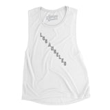 Los Angeles Hockey Jersey Women's Flowey Scoopneck Muscle Tank-Allegiant Goods Co. Vintage Sports Apparel