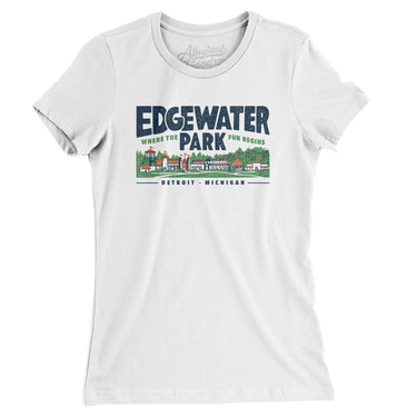 Edgewater Park Women's T-Shirt-Allegiant Goods Co. Vintage Sports Apparel