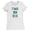 Seattle 206 Women's T-Shirt-White-Allegiant Goods Co. Vintage Sports Apparel