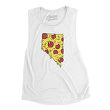 Nevada Pizza State Women's Flowey Scoopneck Muscle Tank-Allegiant Goods Co. Vintage Sports Apparel