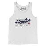 Houston Retro Men/Unisex Tank Top-Allegiant Goods Co. Vintage Sports Apparel