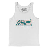 Miami Retro Men/Unisex Tank Top-Allegiant Goods Co. Vintage Sports Apparel