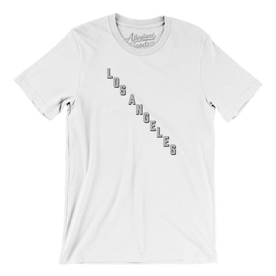 Los Angeles Hockey Jersey Men/Unisex T-Shirt-White-Allegiant Goods Co. Vintage Sports Apparel