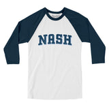 Nash Varsity Men/Unisex Raglan 3/4 Sleeve T-Shirt-Allegiant Goods Co. Vintage Sports Apparel