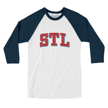 Stl Varsity Men/Unisex Raglan 3/4 Sleeve T-Shirt-Allegiant Goods Co. Vintage Sports Apparel