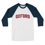 Oxford Varsity Men/Unisex Raglan 3/4 Sleeve T-Shirt-Allegiant Goods Co. Vintage Sports Apparel