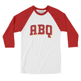 ABQ Varsity Men/Unisex Raglan 3/4 Sleeve T-Shirt-Allegiant Goods Co. Vintage Sports Apparel