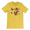 Saginaw Lumberkings Men/Unisex T-Shirt-Yellow-Allegiant Goods Co. Vintage Sports Apparel