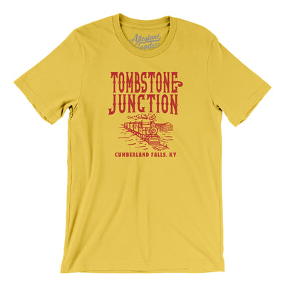Tombstone Junction Men/Unisex T-Shirt-Yellow-Allegiant Goods Co. Vintage Sports Apparel