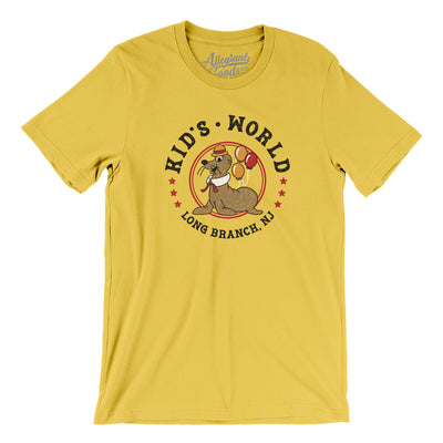 Kid’s World Men/Unisex T-Shirt-Yellow-Allegiant Goods Co. Vintage Sports Apparel
