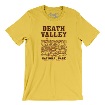 Death Valley National Park Men/Unisex T-Shirt-Yellow-Allegiant Goods Co. Vintage Sports Apparel