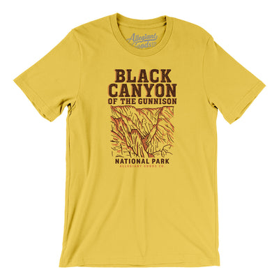 Black Canyon Of The Gunnison National Park Men/Unisex T-Shirt-Yellow-Allegiant Goods Co. Vintage Sports Apparel